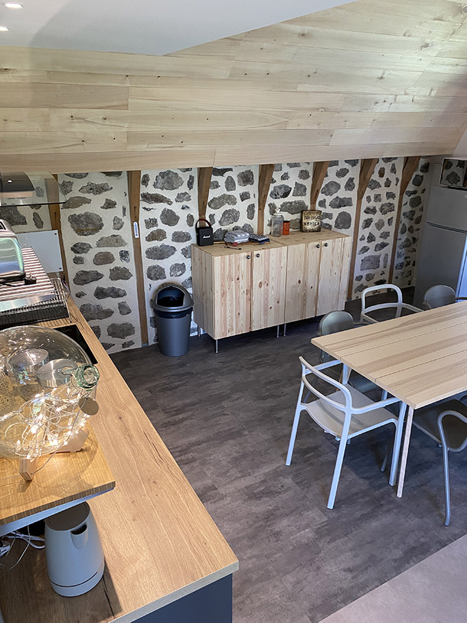 Cuisine - Gîte La petite Grange Cantal 