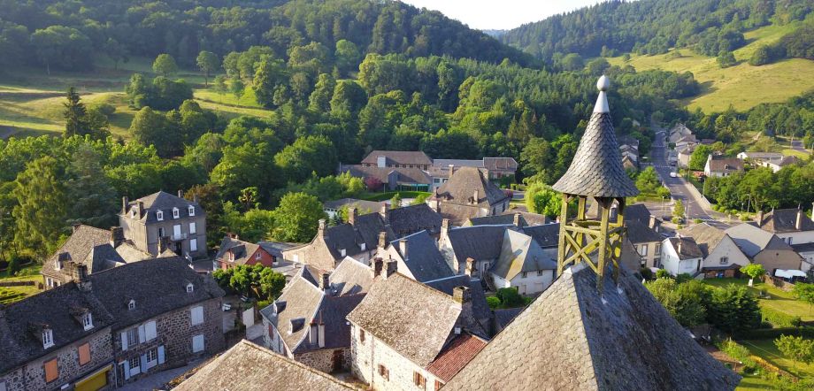 Vue du cloché de Saint-Martin-Valmeroux